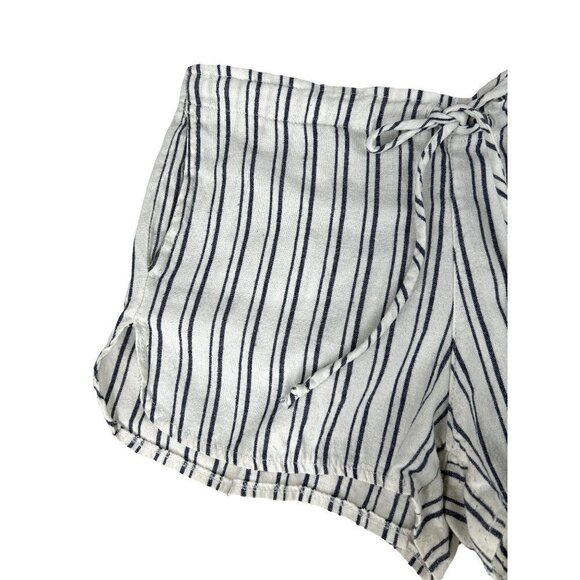 Brandy Melville Striped Wool Blend Elastic Waist Shorts Size O/S - Picture 5 of 8